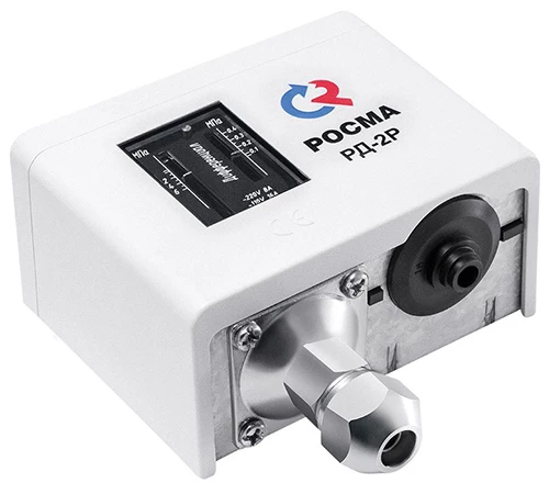 Реле давления Росма РД-2Р G1/4 -0,07-0,6МПа, резьба присоединения G1/4, диапазон рабочего давления -0,07-0,6МПа